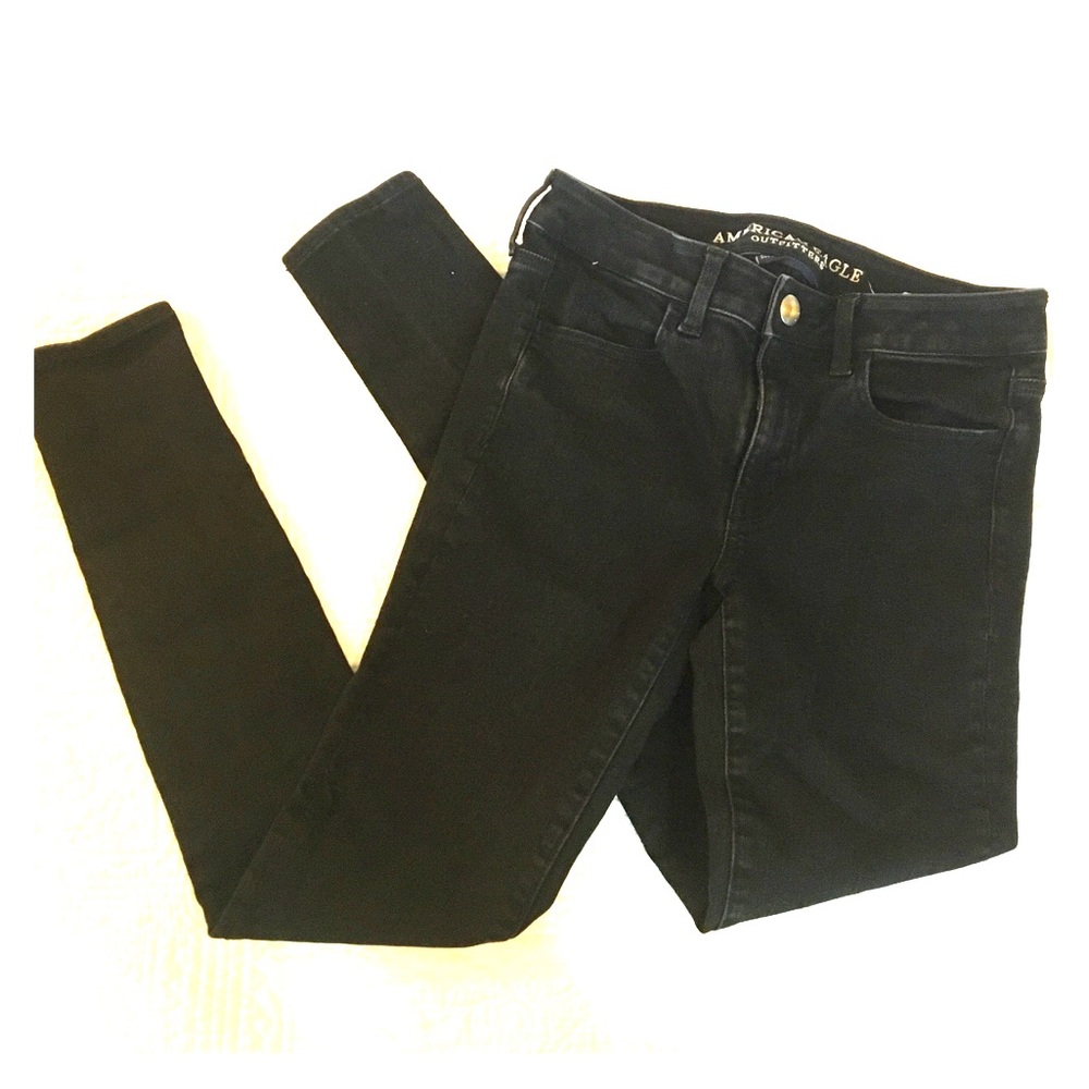 American Eagle Black Tall Jeans